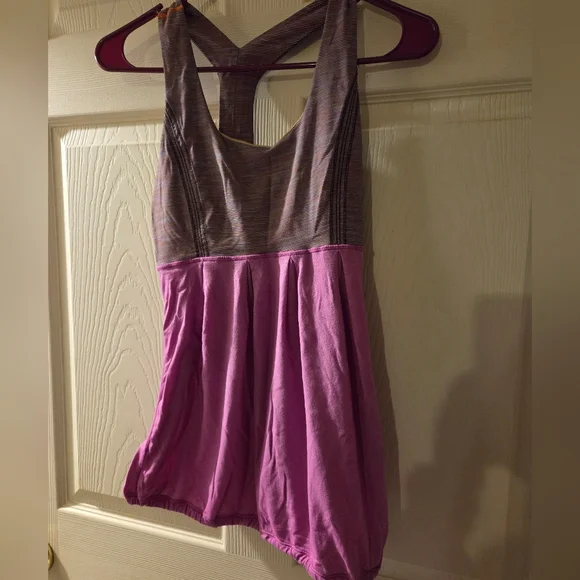 Women's Lululemon Pink and Purple Tanktop - Picture 5 of 6